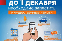 Менее семи дней осталось на уплату имущественных налогов физическими лицами